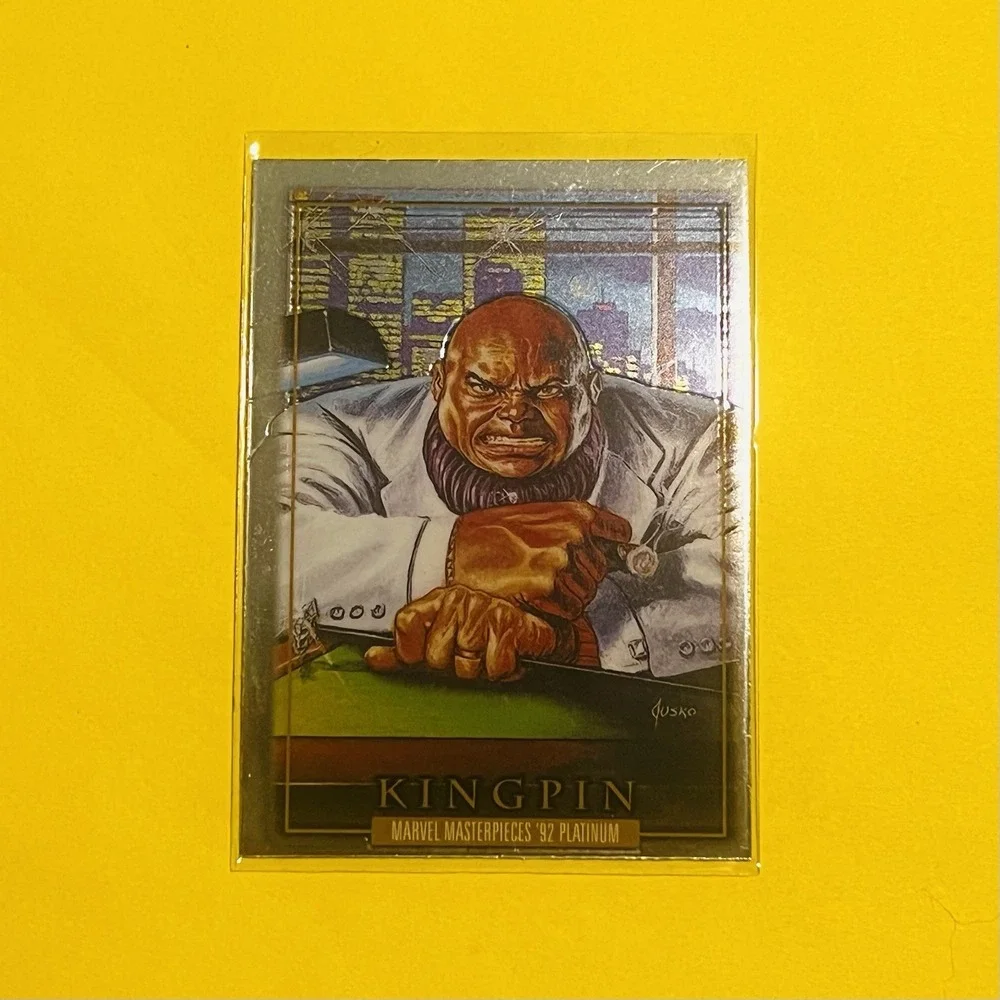 2024 Upper Deck Marvel Masterpieces '92 Platinum‎ Kingpin Base Card #43